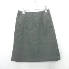 ◇ ⊇ ROPE PICNIC ロペピクニック 膝上丈 台形 スカート サイズ36 ブラック レディース E  【1409100020441】