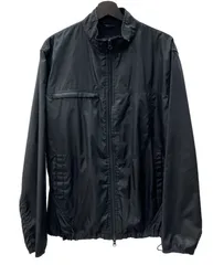 ステューシー STUSSY OLD オールド 紺タグ ジップアップ ナイロン ジャケット 黒 - ジャケット 無地 ブラック 104MT-2083