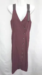 ◇ ⊇ STUDIOUS ステュディオス - ロング丈 ワンピース サイズLL ワインレッド系 レディース E  【1409100054507】