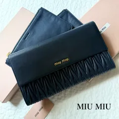 ☆美品☆miu miuのクラッチバック☆ ミュウ ミュウ Miu Miu セカンドバッグ クラッチバッグ バッグ