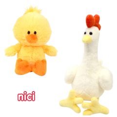 NICI ニキ ぬいぐるみ ヒヨコ 15cm & ニワトリ 20cm ショーン