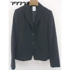 ◇ J.PRESS Jプレス 2B シングル 長袖 テーラード ジャケット サイズ9 ブラック レディース  【1110140006431】