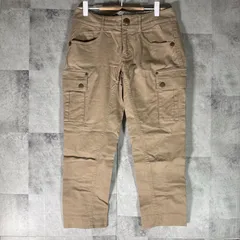 バーバリーブルーレーベル BURBERRY BLUE LABEL チノパン 【38】ベージュ クロップド丈 半端丈 折り返し カジュアル