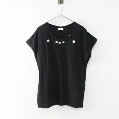 2015SS SAINT LAURENT PARIS サンローラン パリ 403477 スタープリントTシャツ XS/ブラック【2400012889378】のサムネイル