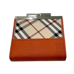 お*ん様 BURBERRY バーバリー✨財布 小銭入れ がま口 コインケース チ 2025年最新】バーバリーがま口コインケースの人気アイテム