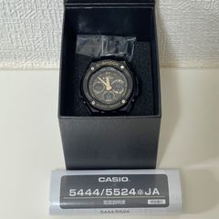 (T671)미품 정상 가동 CASIO 카시오 전파 솔러 G-SHOCK 지쇼크 G-STEEL 지스틸 Black & Gold GST-W300BD-1AJF 메탈 밴드 인기 시계 맨즈 유니섹스