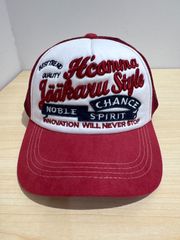 メッシュ キャップ アメカジ ストリート  Hicamma Jäakaru Style トラッカーハット 赤
