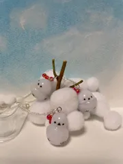 【2692】ぷっくりシマエナガちゃん(A-6)微粒子ラメパール入りヘアアクセサリ 2692】ぷっくりシマエナガちゃん(A-6)微粒子ラメパール入りヘア