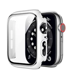 AppleWatch アップルウォッチ ケース カバー ホワイト×シルバー