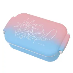 リロ＆スティッチ ランチボックス 長角タイトランチ ディズニー ヤクセル お弁当箱 キャラクター グッズ 