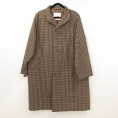 美品 オードリーアンドジョンワッド 千鳥格子 ステンカラーウール 