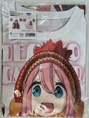 未開封　ゆるキャン△　フルグラフィックTシャツ　各務原なでしこ　ホワイト　フリーサイズのサムネイル