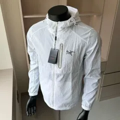 【新品】ARC'TERYX アークテリクス Incendo ハイブリッド フーディー 薄手シェル 通気性抜群 UVカット 白 男女兼用