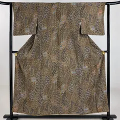 【二代目更甚・更紗小紋】未使用品/袷/モノトーン/身丈164cm/裄丈68cm Yahoo!オークション -「二代目更甚」の落札相場・落札価格