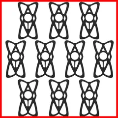 HiLiBoom ラバーバンド セーフティーバンド 伸縮性 軽量 柔軟性 固定 脱落防止 自転車 バイク スマホホルダー 専用 10枚セット