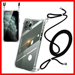 【匿名配送】 iPhone11 Pro_透明 iPhone11 Pro ケース ショルダー クリア 耐衝撃 ストラップ付き スマホケース アイフォン11pro 