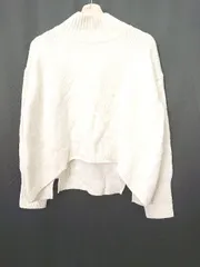 ◇ ⊇ apart by lowrys ウール ハイネック 長袖 ニット セーター サイズF ライトベージュ系 レディース E  【1507230006769】