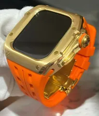 アップルウォッチカバーケースApple Watchラバーバンドベルト 　メタル　ステンレス　R　29