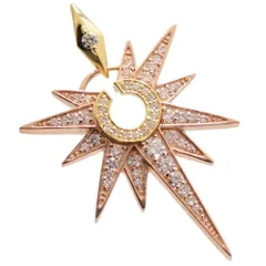 ペンダントトップ メンズ 18金 K18 ゴールド ピンクゴールド ダイヤモンド ペンダントヘッド メンズペンダントトップ アステカ エキゾチック コンビカラー ヘッド ネックレスヘッド【アクセサリーマート/メルカリShops店】