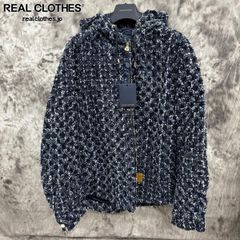 【未使用】LOUIS VUITTON/ルイヴィトン【25AW】フロックド モノグラム デニムフーディ RM252MM URL HTA23W/54