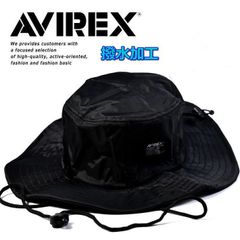 【大きいサイズあり】AVIREX 限定モデル キャップ 帽子 父の日 贈り物 プレゼント メンズ  ブラックシリーズ 黒 アビレックス アヴィレックス NEK 7995525 サファリハット ブラック