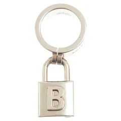 BALENCIAGA (バレンシアガ) Blogo Bロゴ 南京錠リング シルバーのサムネイル