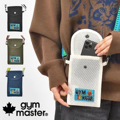 スマホポーチ ショルダー メンズ レディース gym master ジムマスター ブランド おしゃれ かわいい メッシュ アウトドア カジュアル 縦型 スマホ入れ ミニポーチ ポシェット サコッシュ 斜めがけ 軽量 小さ