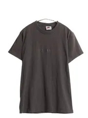 【お得なクーポン配布中!】 90s USA製 ナイキ ACG プリント 半袖 Tシャツ メンズ S / オールド スウッシュ ヘビーウェイト コットン ワンポイント カットソー ブラック