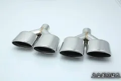 【 左右セット】ベンツ AMG マフラーチップ BENZ メルセデス ベンツ 汎用 AMGタイプ スクエア テールパイプ