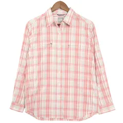 THE NORTH FACE ザ ノースフェイス 通年 NTW21600 ジップポケット★ 長袖 チェック シャツ Sz.L メンズ アウトドア