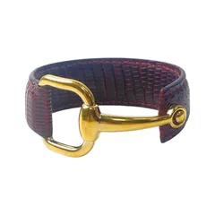 グッチ　ホースビット　レザー　ブレス　バングル赤 楽天市場】【送料無料】【本物】GUCCI☆オールドグッチ☆ホース
