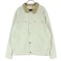 ZARA ザラ 長袖 デニムジャケット S ホワイト メンズ 古着