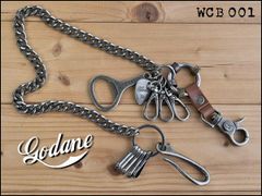 限定 ゴダン ヴィンテージメタル ウォレットチェーン wcb001