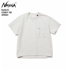 ［2025新作］NANGA ナンガ ドットエア コンフィーティー DotAir COMFY TEE UNISEX SBEG S
