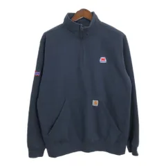 Carhartt カーハート ハーフジップ スウェット ネイビー(メンズ) 中古 古着 R2636