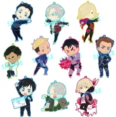 【中古】キーホルダー・マスコット(キャラクター) 全10種セット 「トイズワークスコレクション にいてんごむっ! ユーリ!!! on ICE」