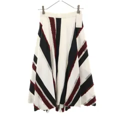 FRAY I.D フレイアイディー ミモレ丈 フレアスカート 1 ホワイト系 レディース 古着