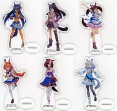 【中古】アクリルスタンド・アクリルパネル 全6種セット アクリルスタンド 「一番くじ ウマ娘 プリティーダービー 8弾」 F賞