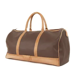 【大容量】LOEWE ボストンバッグ　レザー　バイカラー　アナグラム　南京錠　鍵 大容量】LOEWE ボストンバッグ レザー バイカラー アナグラム