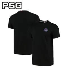パリサンジェルマン Tシャツ PSG ESSENTIEL ブラック 半袖 クレスト ロゴ メンズ ユニセックス ナイキ Jordan ジョーダン 正規品[衣類]ユ00582