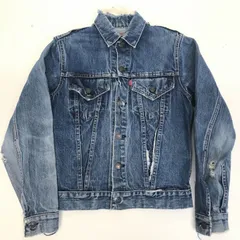 【物流センター】 中古 Levi's | リーバイス その他アウター リーバイス 70～ 80年代 USA製 70505-0217 スモールe 最初期 66期 BIG E 移行期 デニムジャケット ブルー 32 34位 長袖 ブルー 【906】