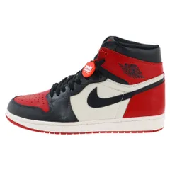NIKE (ナイキ) AIR JORDAN 1 RETRO HIGH OG BRED TOE エアジョーダン1 ブレッドトゥ ハイカットスニーカー レッド/ブラック US12/30cm 555088-610