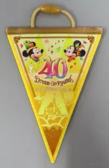 【中古】置物・装飾品 ミッキー＆ミニー(イエロー) ドリームガーランド 「東京ディズニーリゾート40周年 “ドリームゴーラウンド”」 東京ディズニーリゾート限定