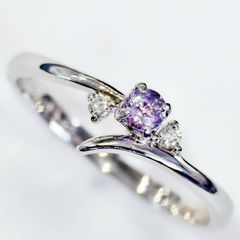 天然ピンクダイヤ】Pt900 リング 0.245ct ソーティング付 12号 - メルカリ