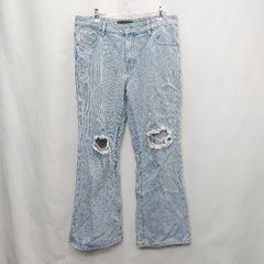 ◇ Θ neos addictive design　ネオスアクティブデザイン ダメージ加工 フレアデニム サイズXL ライトブルー系 メンズ E  【1504210001172】