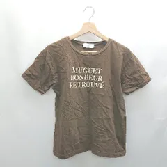 ◇ ⊇ SLOBE IENA スローブイエナ 半袖 Tシャツ サイズ タグなし ブラウン系 レディース E  【1501160040060】