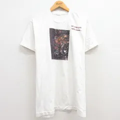 L/古着 半袖 ビンテージ Tシャツ メンズ 90s NASCAR レーシングカー フォトプリント クルーネック 白 ホワイト 24feb15 中古
