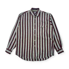 USA製 90s DOCKERS ドッカーズ LONG SLEEVE ストライプ 長袖シャツ M/マルチ メンズ ビンテージ リーバイス