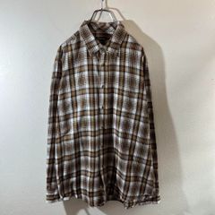 GEORGE Lサイズ チェック柄フランネルシャツ