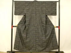 平和屋着物□本場大島紬 7マルキ 光琳水花文 正絹 逸品 未使用 CAAT8654kb